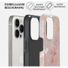 Coque arrière Burga Tough pour Apple iPhone 15 Pro - Golden Coral 2