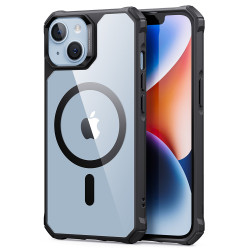 Coque arrière ESR Air Armor HaloLock avec MagSafe pour Apple iPhone 14 Plus - Transparent/Noir