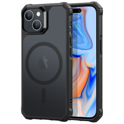 Coque arrière ESR Air Armor HaloLock avec MagSafe pour Apple iPhone 15 Plus - Noir mat