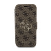 Coque portefeuille Guess 4G Big Metal Logo pour Apple iPhone 15 Pro - Marron 5