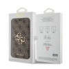 Coque portefeuille Guess 4G Big Metal Logo pour Apple iPhone 15 Pro Max - Marron 6
