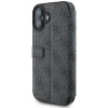 Coque portefeuille Guess 4G Big Metal Logo pour Apple iPhone 16 - Noir 3