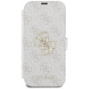 Coque portefeuille Guess 4G Big Metal Logo pour Apple iPhone 16 - Rose 2
