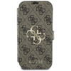 Coque portefeuille Guess 4G Big Metal Logo pour Apple iPhone 16 Plus - Marron 2
