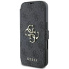 Coque portefeuille Guess 4G Big Metal Logo pour Apple iPhone 16 Pro - Noir 5
