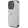 Coque portefeuille Guess 4G Big Metal Logo pour Apple iPhone 16 Pro - Rose 3