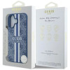 Coque arrière rigide Guess 4G Printed Stripes avec MagSafe pour Apple iPhone 16 - Bleu 6