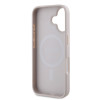 Coque arrière rigide Guess 4G Printed Stripes avec MagSafe pour Apple iPhone 16 - Rose 5