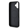 Coque arrière rigide Guess 4G Printed Stripes avec MagSafe pour Apple iPhone 16 Plus - Noir 5