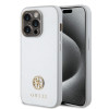 Coque arrière rigide Guess 4G Strass Metal Logo pour Apple iPhone 15 Pro Max - Argent 0