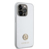 Coque arrière rigide Guess 4G Strass Metal Logo pour Apple iPhone 15 Pro Max - Argent 2