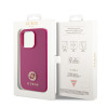 Coque arrière rigide Guess 4G Strass Metal Logo pour Apple iPhone 15 Pro - Rose 5