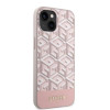 Coque arrière rigide Guess GCube Stripes avec MagSafe pour Apple iPhone 14 - Rose 3