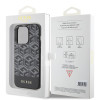 Coque arrière rigide Guess GCube Stripes avec MagSafe pour Apple iPhone 15 Pro - Noir 5