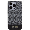 Coque arrière rigide Guess GCube Stripes avec MagSafe pour Apple iPhone 15 Pro Max - Noir 1