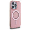 Coque arrière Guess IML Rhinestones avec MagSafe pour Apple iPhone 16 Pro Max - Rose 4