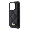 Coque arrière Guess Quilted Puffed Metal Logo pour Apple iPhone 15 Pro - Noir 4