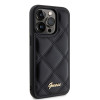Coque arrière Guess Quilted Puffed Metal Logo pour Apple iPhone 15 Pro Max - Noir 3