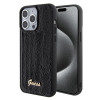 Coque arrière Guess Sequin Script Metal pour Apple iPhone 15 Pro Max - Noir 0
