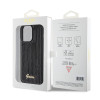 Coque arrière Guess Sequin Script Metal pour Apple iPhone 15 Pro Max - Noir 6