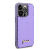 Coque arrière Guess Sequin Script Metal pour Apple iPhone 15 Pro Max - Violet 2