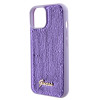 Coque arrière Guess Sequin Script Metal pour Apple iPhone 15 - Violet 3