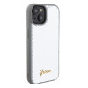 Coque arrière Guess Sequin Script Metal pour Apple iPhone 15 - Argent 3