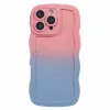 Coque arrière en silicone Phonesta Wavy Gradient