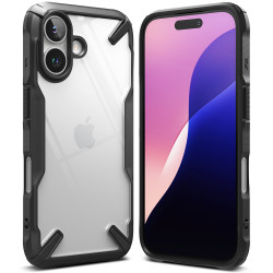 Coque arrière Ringke Fusion X pour Apple iPhone 16 - Noir