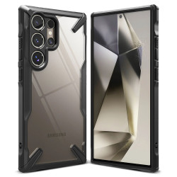 Coque arrière Ringke Fusion X pour Samsung Galaxy S24 Ultra - Noir