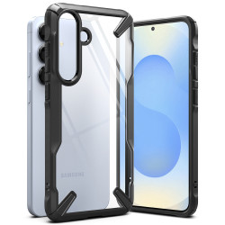 Coque arrière Ringke Fusion X pour Samsung Galaxy S25 - Noir