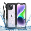 Coque étanche Shellbox Waterproof IP68 avec MagSafe pour Apple iPhone 14 - Noir 0