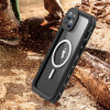 Coque étanche Shellbox Waterproof IP68 avec MagSafe pour Apple iPhone 15 Plus - Noir 3