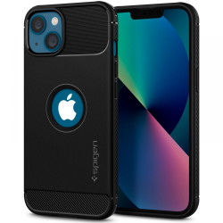 Coque arrière Spigen Rugged Armor pour Apple iPhone 13 Mini - Noir