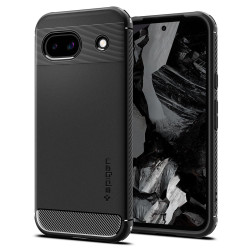 Coque arrière Spigen Rugged Armor pour Google Pixel 8a - Noir