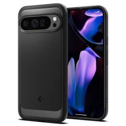 Coque arrière Spigen Rugged Armor pour Google Pixel 9 Pro XL - Noir