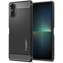 Coque arrière Spigen Rugged Armor pour Sony Xperia 5 V - Noir