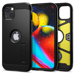 Coque arrière Spigen Tough Armor pour Apple iPhone 13 - Noir