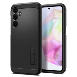 Coque arrière Spigen Tough Armor pour Samsung Galaxy A35 - Noir