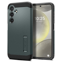 Coque arrière Spigen Tough Armor pour Samsung Galaxy S24 - Vert foncé