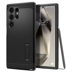 Coque arrière Spigen Tough Armor pour Samsung Galaxy S24 Ultra - Noir