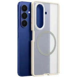 Coque arrière Blueo Skin Friendly Frosted Anti-Drop MagSafe pour Samsung Galaxy Z Fold 8 Ultra - Gris clair