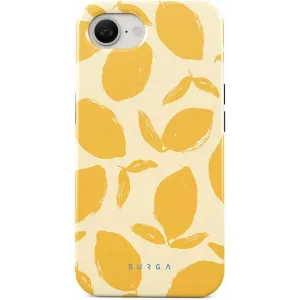 Coque arrière Burga Tough avec MagSafe pour Apple iPhone 16e - Lemon Tart