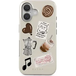 Coque arrière Burga Tough pour Apple iPhone 16 - Oat Milk Please