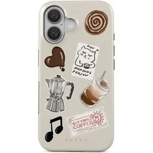 Coque arrière Burga Tough avec MagSafe pour Apple iPhone 16 - Oat Milk Please