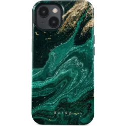 Coque arrière Burga Tough avec MagSafe pour Apple iPhone 15 - Emerald Pool