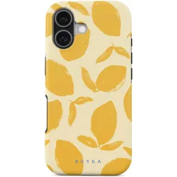 Coque arrière Burga Tough avec MagSafe pour Apple iPhone 17 - Lemon Tart