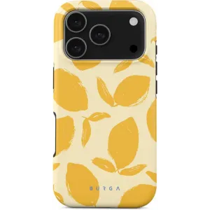 Coque arrière Burga Tough avec MagSafe pour Apple iPhone 17 Pro - Lemon Tart