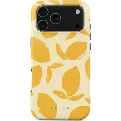 Coque arrière Burga Tough avec MagSafe pour Apple iPhone 17 Pro Max - Lemon Tart