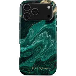Coque arrière Burga Tough avec MagSafe pour Apple iPhone 17 Pro Max - Emerald Pool